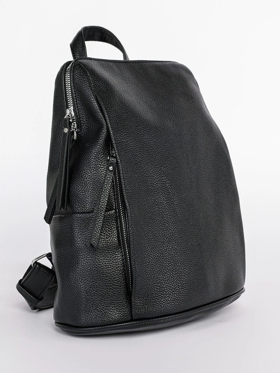 Рюкзак черного цвета с боковыми карманами